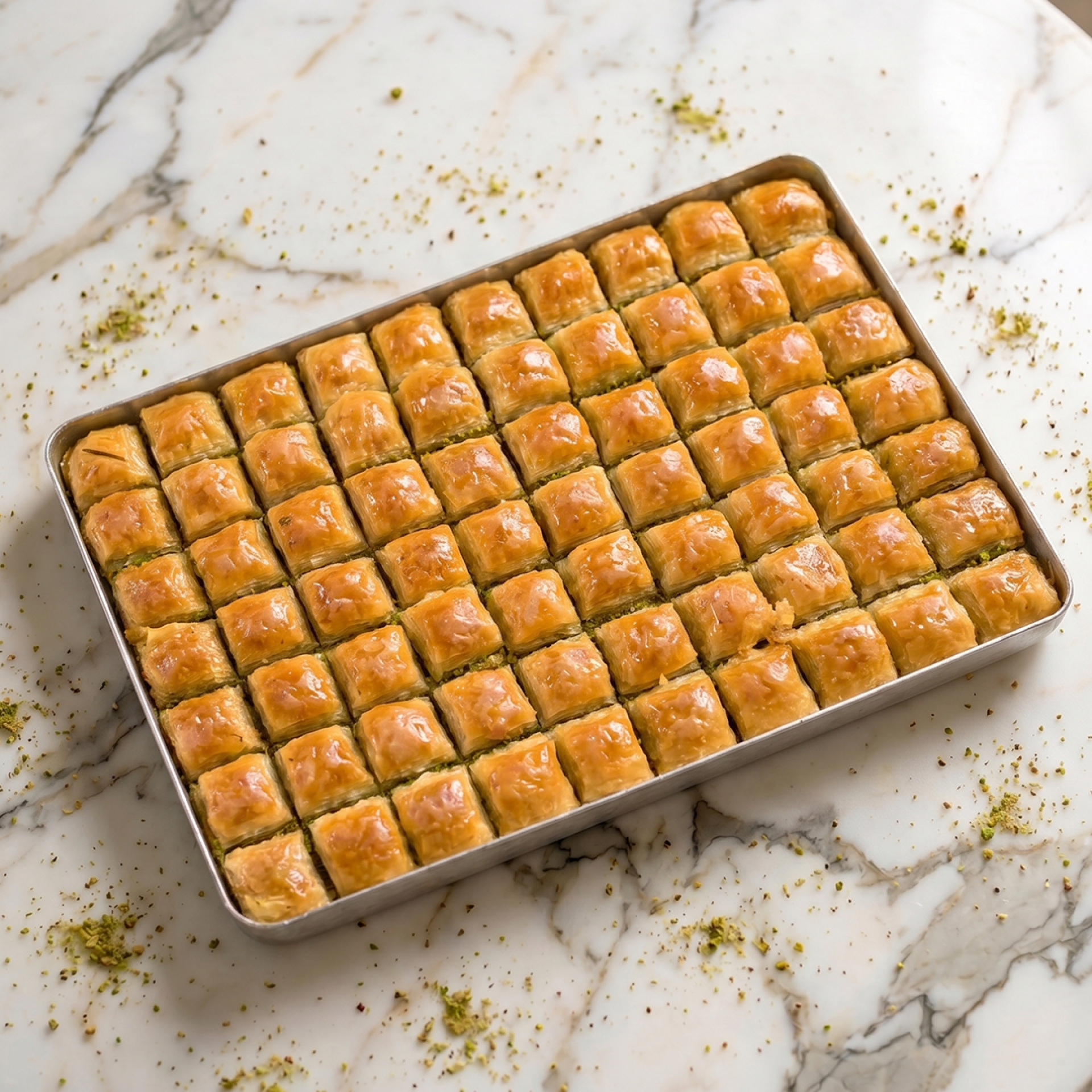 Fıstıklı Baklava Tepsi